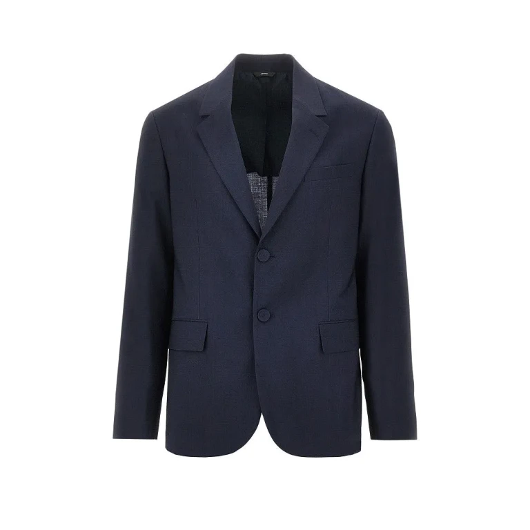 FENDI Wool jacket with leather strap Man 48