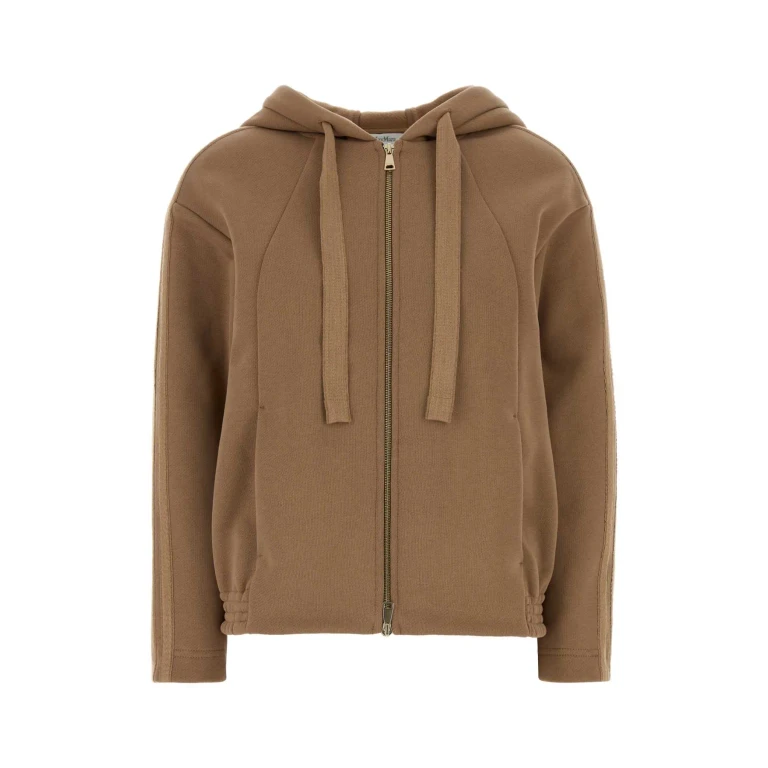 Max Mara Camel Cotton Omelia Sweatshirt