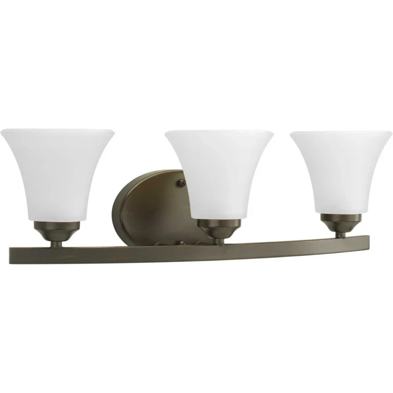 Antique Bronze Three Light Bath Bracket from the Adorn Collection