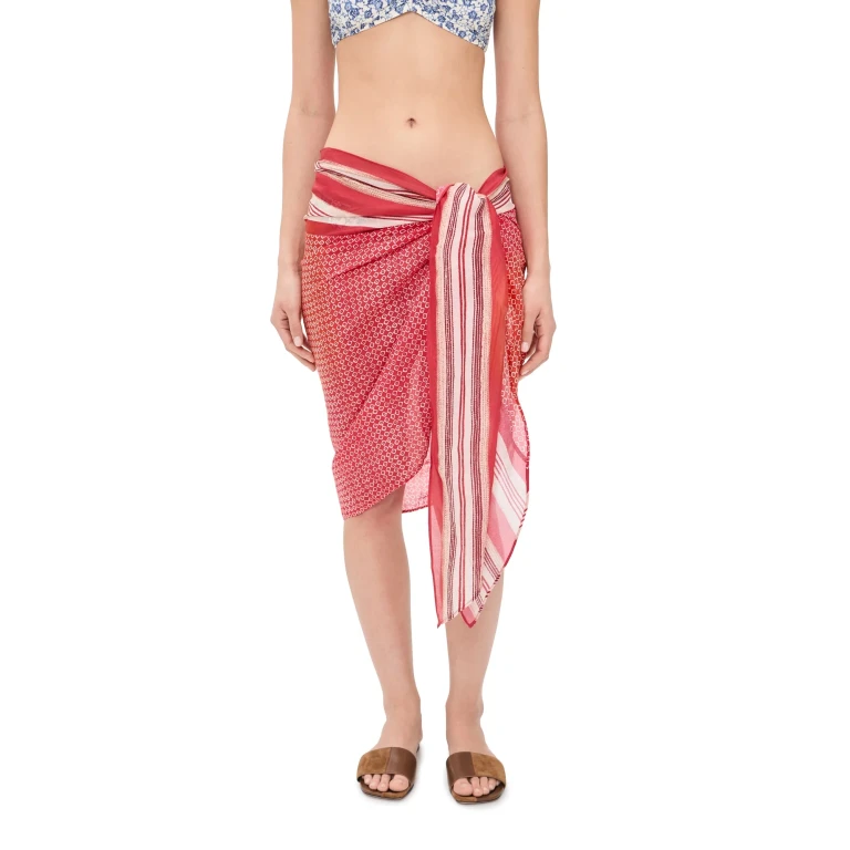 Isabel Marant Lucilia Pareo Red One Size