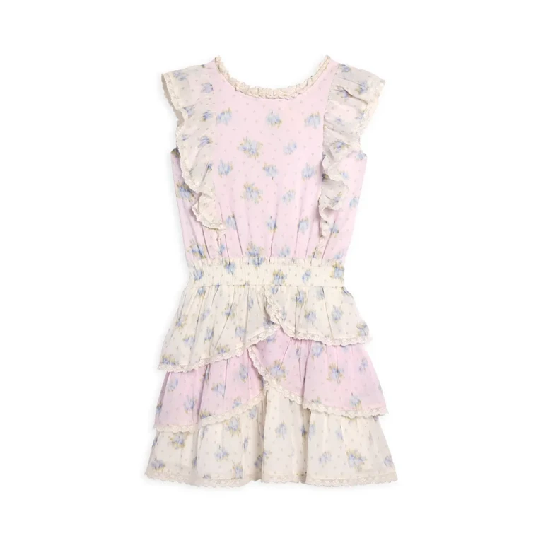 LoveShackFancy Girls' Decker Dress - Little Kid, Big Kid