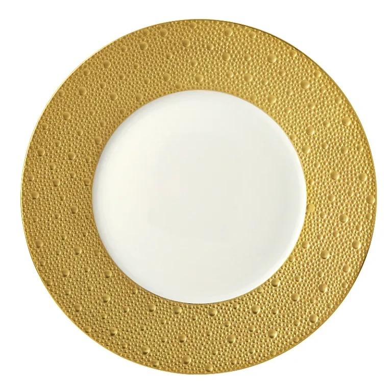 Bernardaud Ecume Gold Dinner Plate