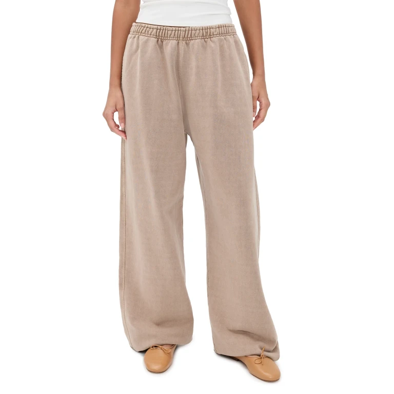 SLVRLAKE Wide Leg Sweatpants Sedona M