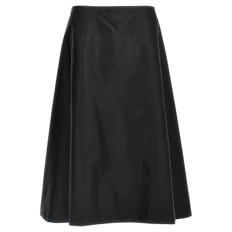 Marni Black Polyamide Midi Skirt - Women
