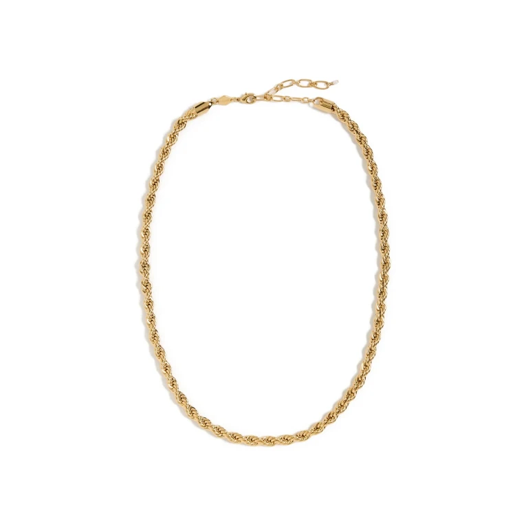 Anni Lu Golden Rope Necklace Gold One Size