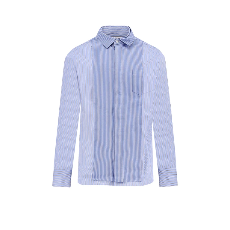 Sacai Shirts Stripe Mix Cotton - Men