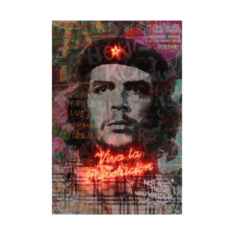 Che Guevarra Neon Artwork | Andrew Martin Che's Revolution