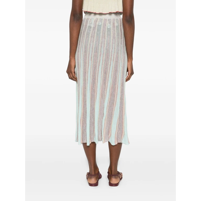 Forte Forte Forte Skirts Brown Viscose Polyester Polyamide - Women