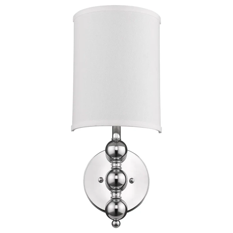 Polished Chrome One Light Wall Sconce from the St. Clare Collection