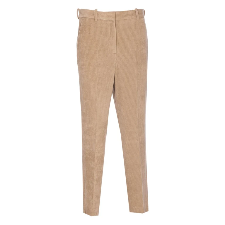Circolo 1901 Trousers Beige Cotton - Women