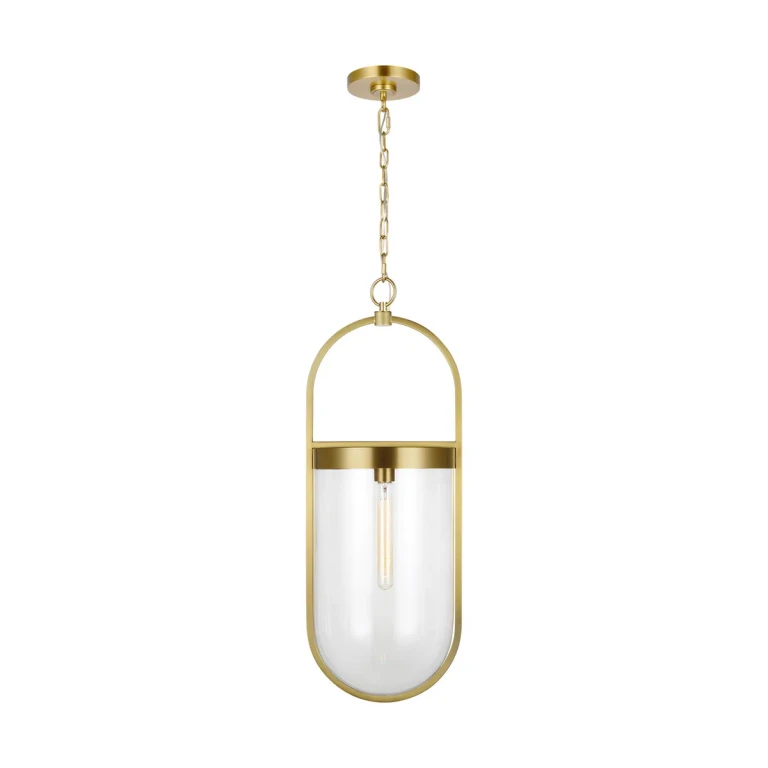 Visual Comfort Studio Blaine Pendant Light in Burnished Brass by Chapman & Myers