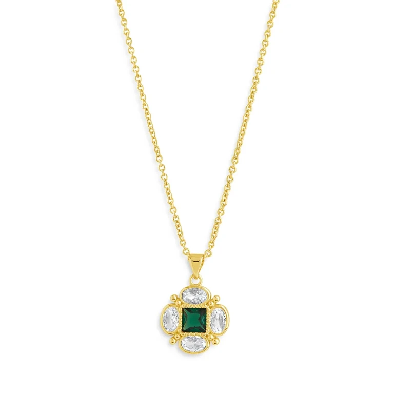 Sterling Forever Hermia Pendant Necklace, 16