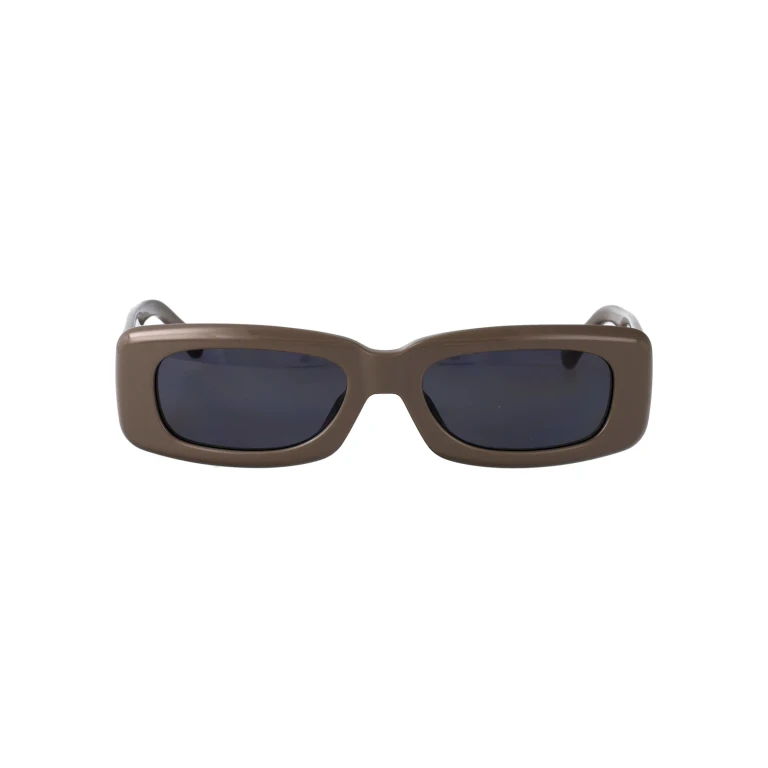 The Attico Mini Marfa - Black / Yellow Gold Sunglasses (ATTICO16C25SUN)