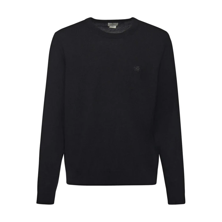 Etro Pull Col Rond - Noir