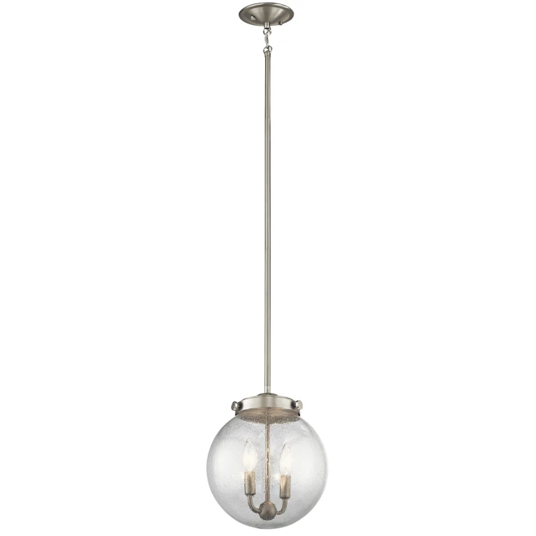 Holbrook 2-Light Mini Pendant in Brushed Nickel