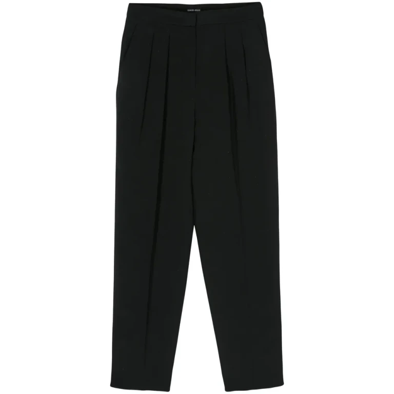 Giorgio Armani Dart-detailing Tapered Trousers