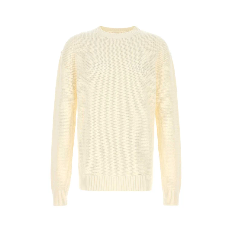 AMIRI Cream Crochet Sweater
