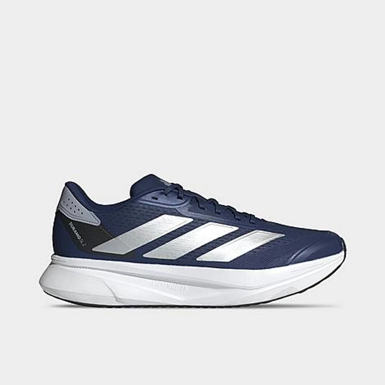 adidas Men's Duramo SL 2.0 Running Shoes in Dark Blue/Silver Metallic/Halo Silver Size: 6.0