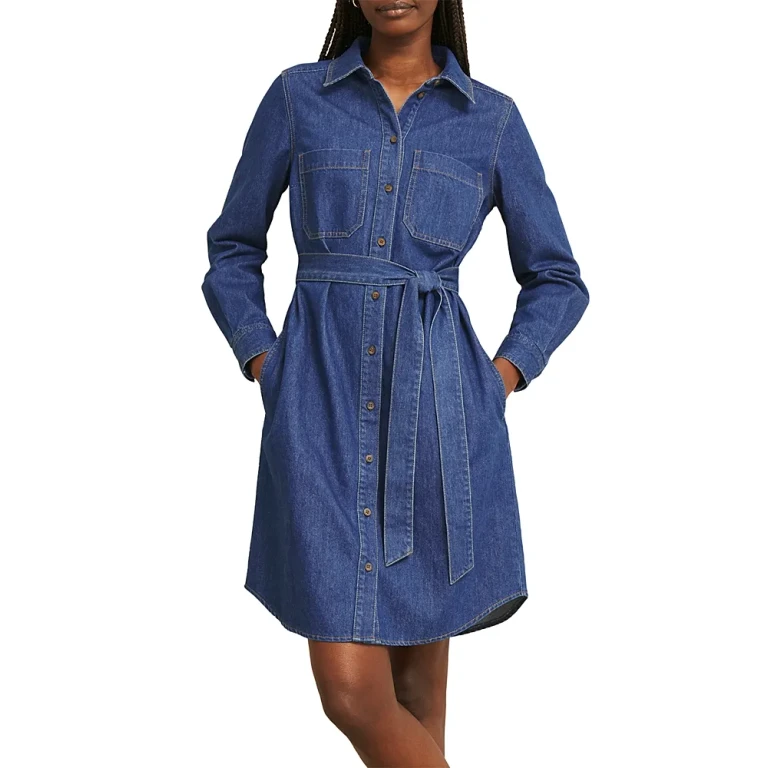 Hobbs London Francesca Denim Dress