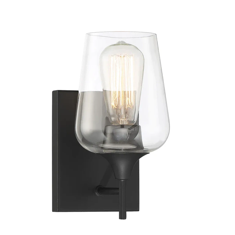 Savoy House Octave Wall Sconce in Black - 9-4030-1-BK