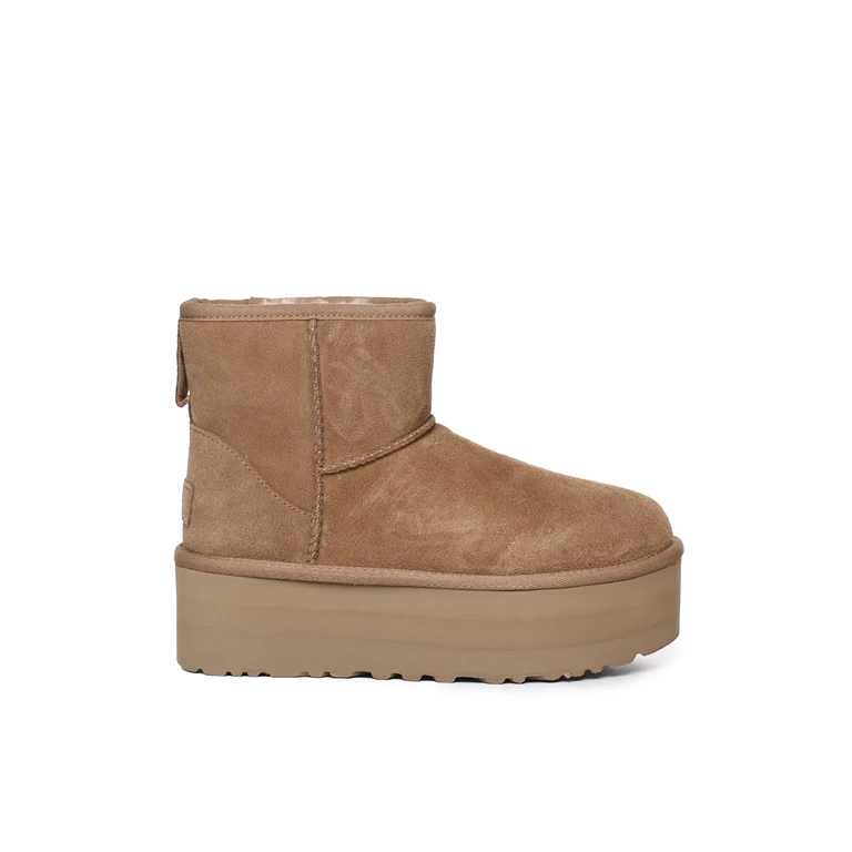 UGG 女士 Classic Ultra Mini 厚底雪地靴