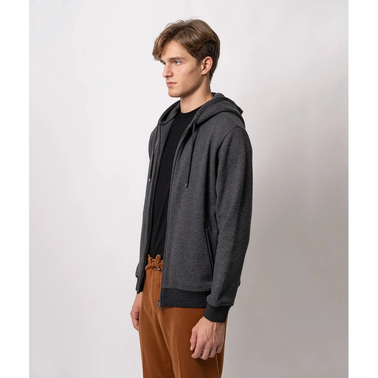 Larusmiani Cashmere Bomber Tatra Dimgray Sportwear Blouson - Men