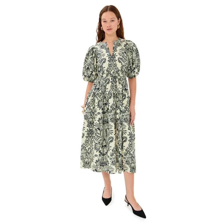 Ulla Johnson Harriet Dress Ivory Flora 10