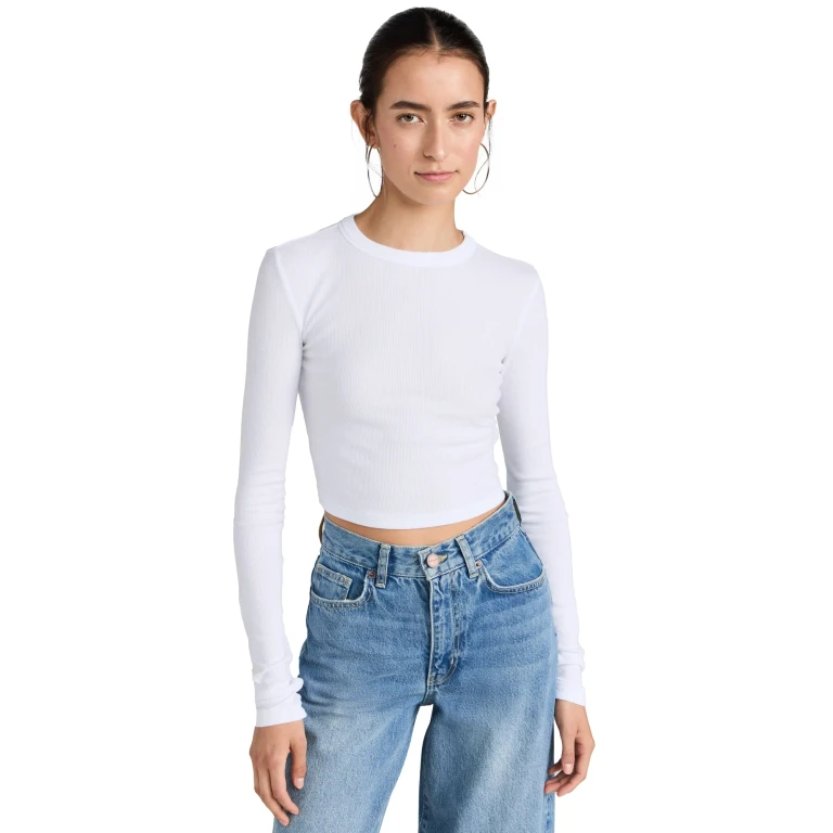 Cotton Citizen Verona Crop Shirt White L