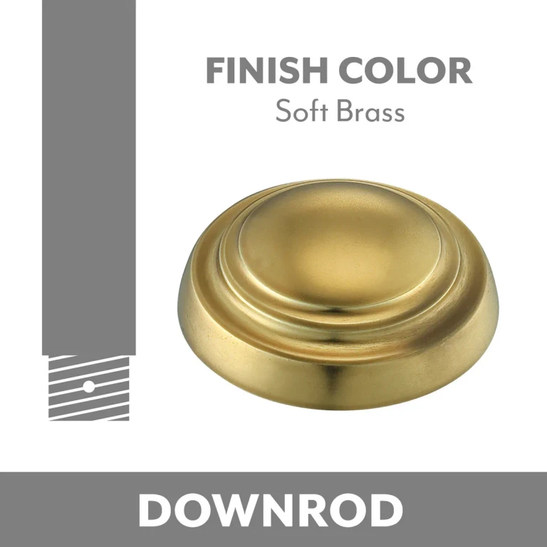 Minka-Aire 72" Ceiling Fan Downrod in Soft Brass