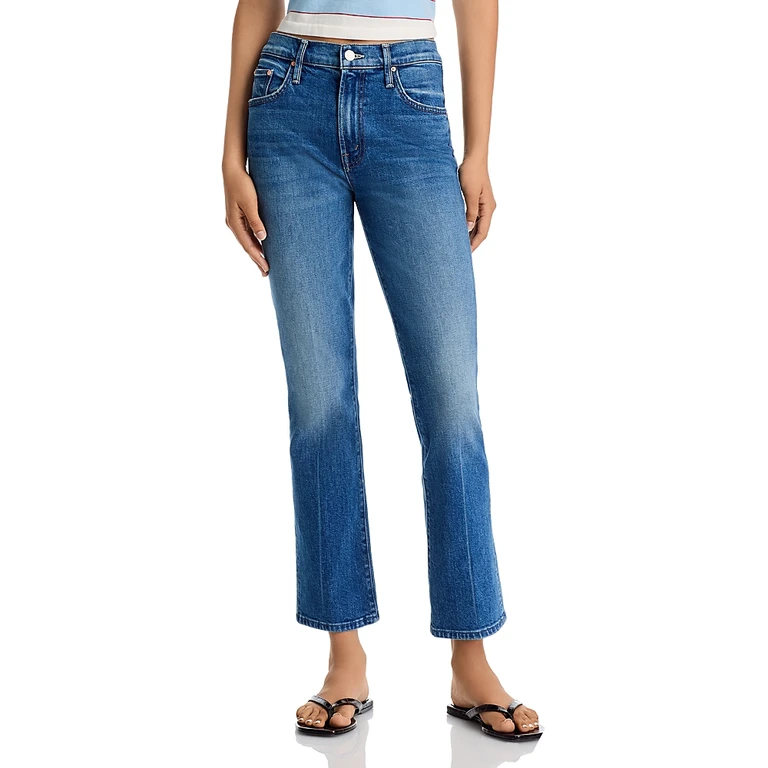 Mother The Insider Ankle Jeans in Get Two Birds Stoned