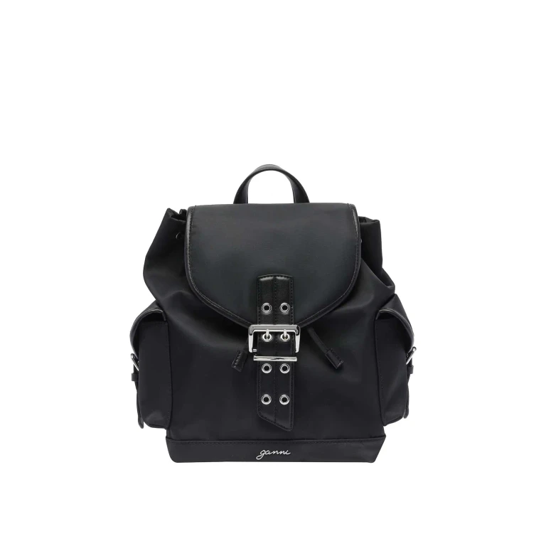 가니(Ganni) 백팩 - 블랙