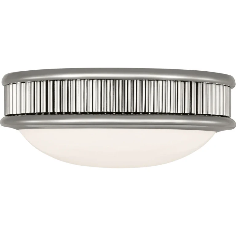 Polished Nickel Polished Nickel LED Flush Mount from the Ritz Collection