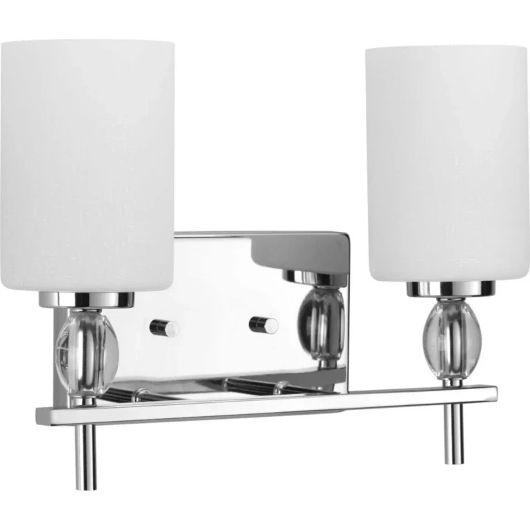 Polished Chrome Two Light Bath from the Status Collection