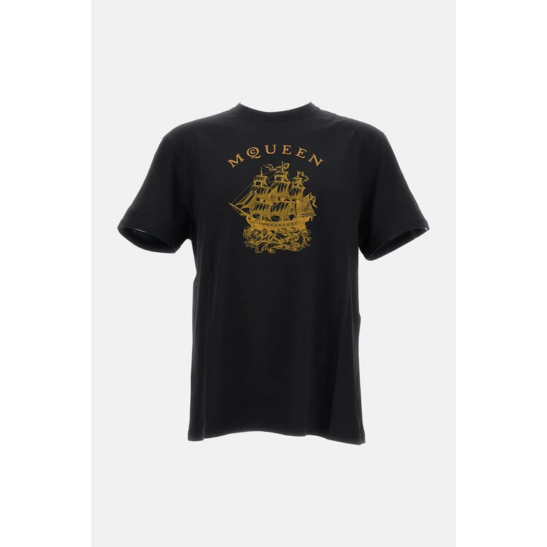 Alexander Mcqueen T-Shirts And Polos Black - Men