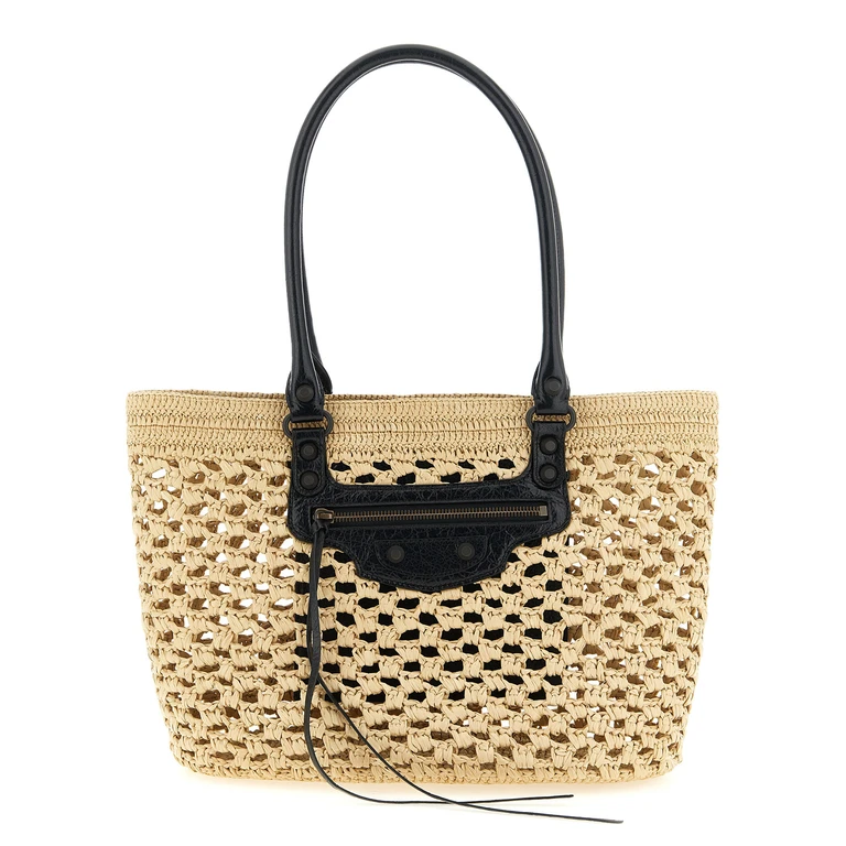 Balenciaga Medium Le City Basket Tote Bag