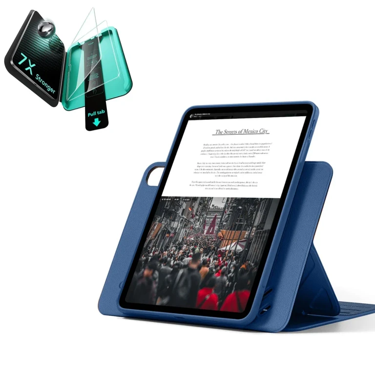 iPad Air 13" (M4) 2026 Bundle Shift Magnetic Case & Armorite® Protection - Navy Blue - Navy Blue