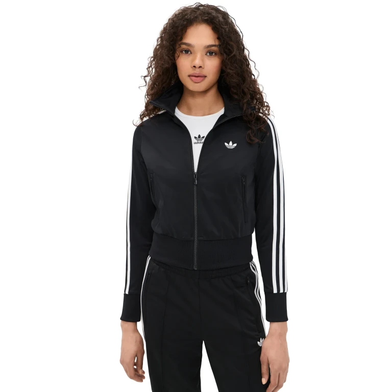 アディダス ファイヤーバード クラシック トラックトップ ブラック/ホワイト XS