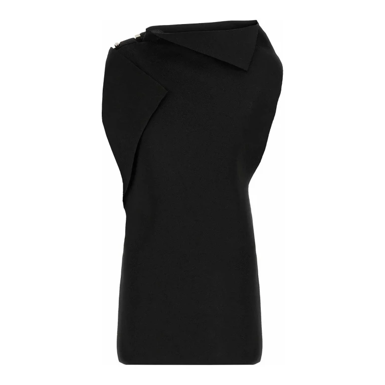 Jacquemus Robe Au Genou - Noir