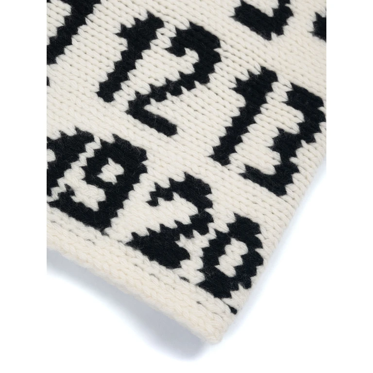 Mm6 Maison Margiela Kids Scarves White Wool Polyamide - Unisex