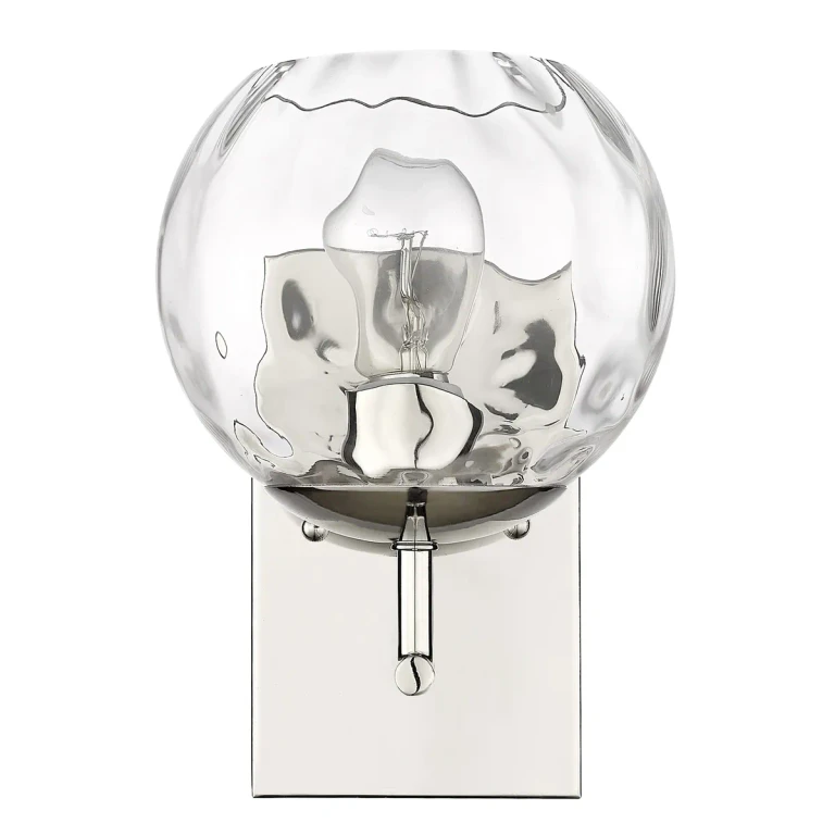 Polished Nickel One Light Bath Vanity from the Mackenzie Collection