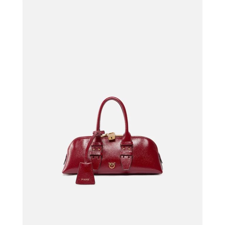 Pinko - Petit sac à main Escape Bag Horizontal en cuir foulonné