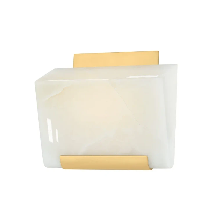 Aged Brass LED Wall Sconce from the Fairfield Collection