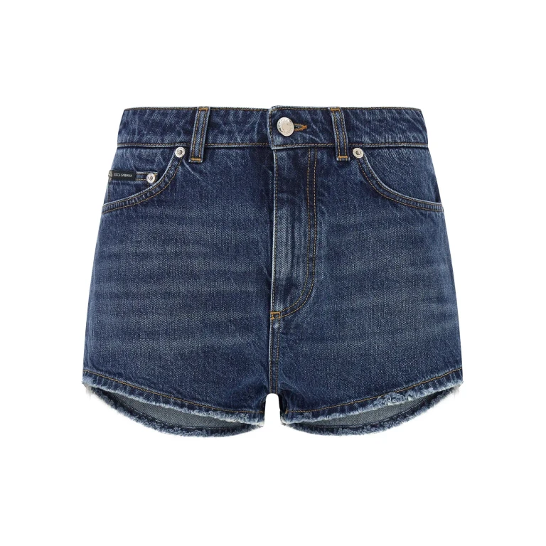 Dolce & Gabbana Logo Plate Shorts