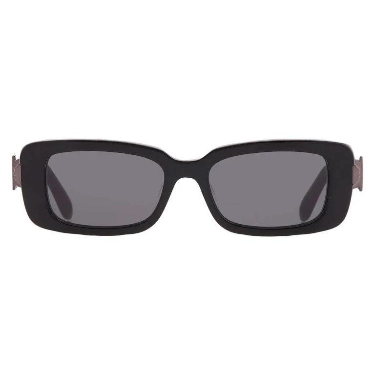 Ferragamo Prisma Narrow Rectangular Sunglasses, 52mm