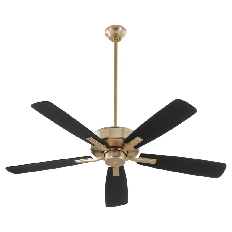 Aged Brass 52" Ceiling Fan from the Ovation Collection