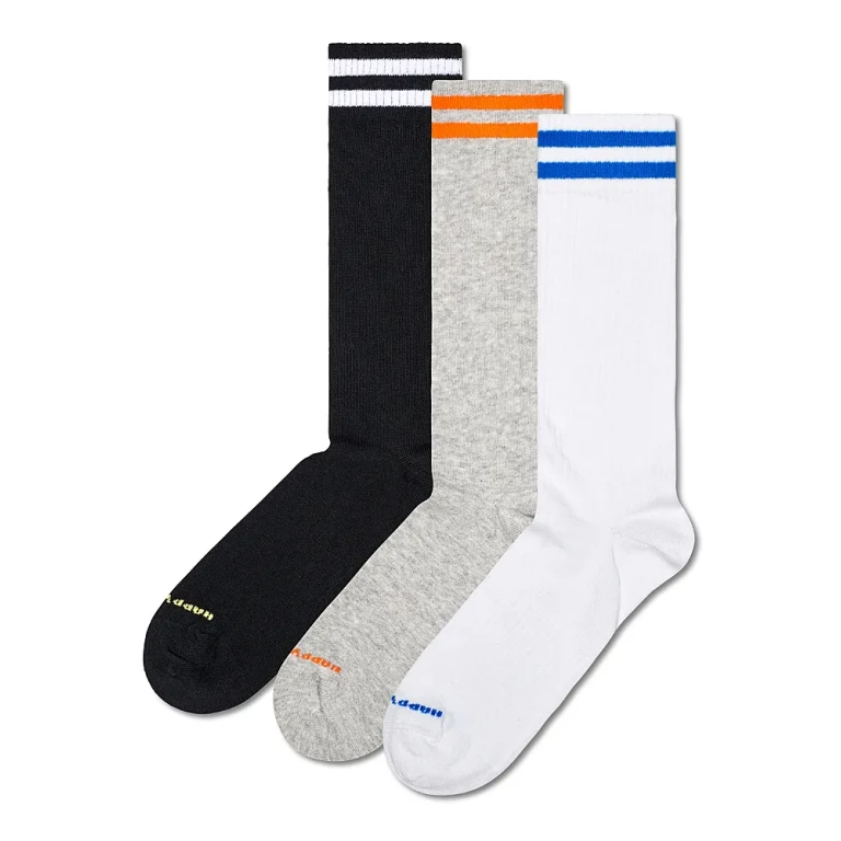 Happy Socks Sneaker Socks, 3-pack