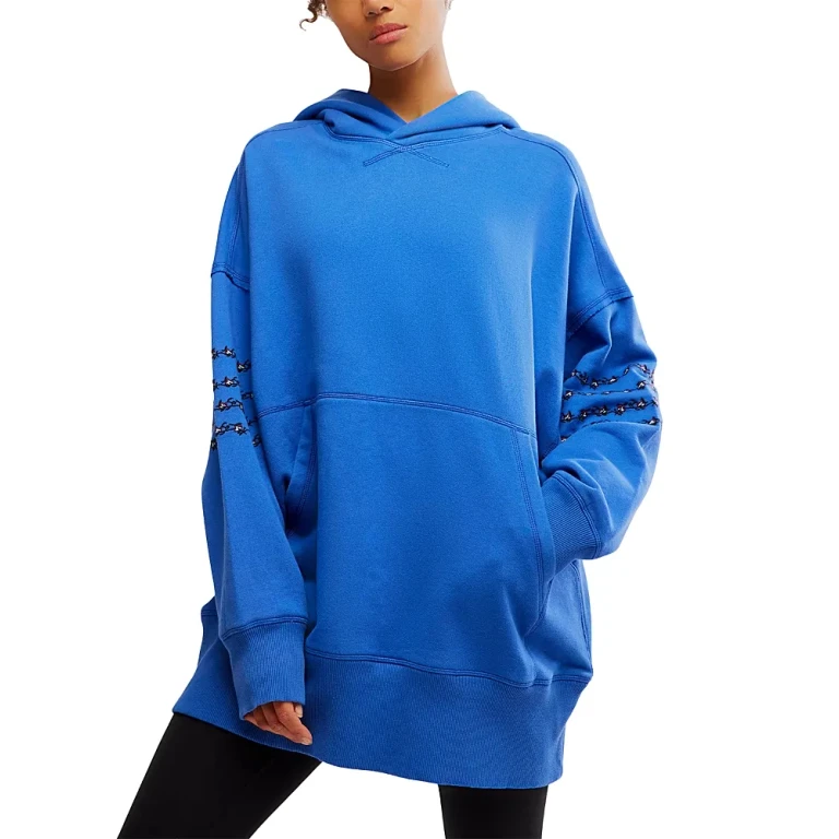Free People At My Best Embroidered Sweatshirt