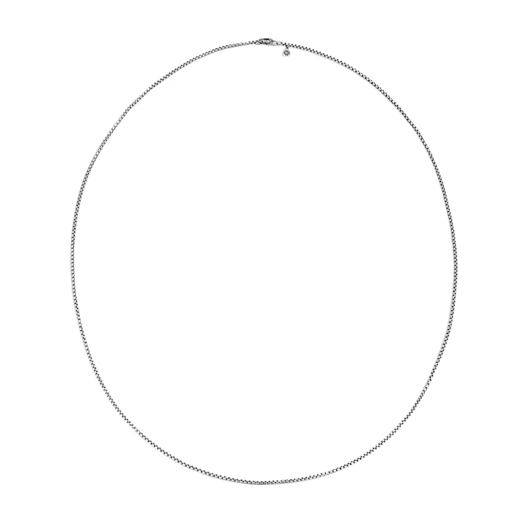 John Hardy Sterling Silver Classic Chain Box Chain Necklace, 22