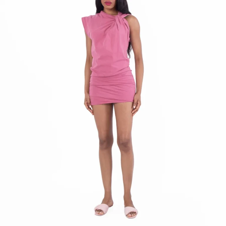 Isabel Marant Leany Dress in Antique Pink