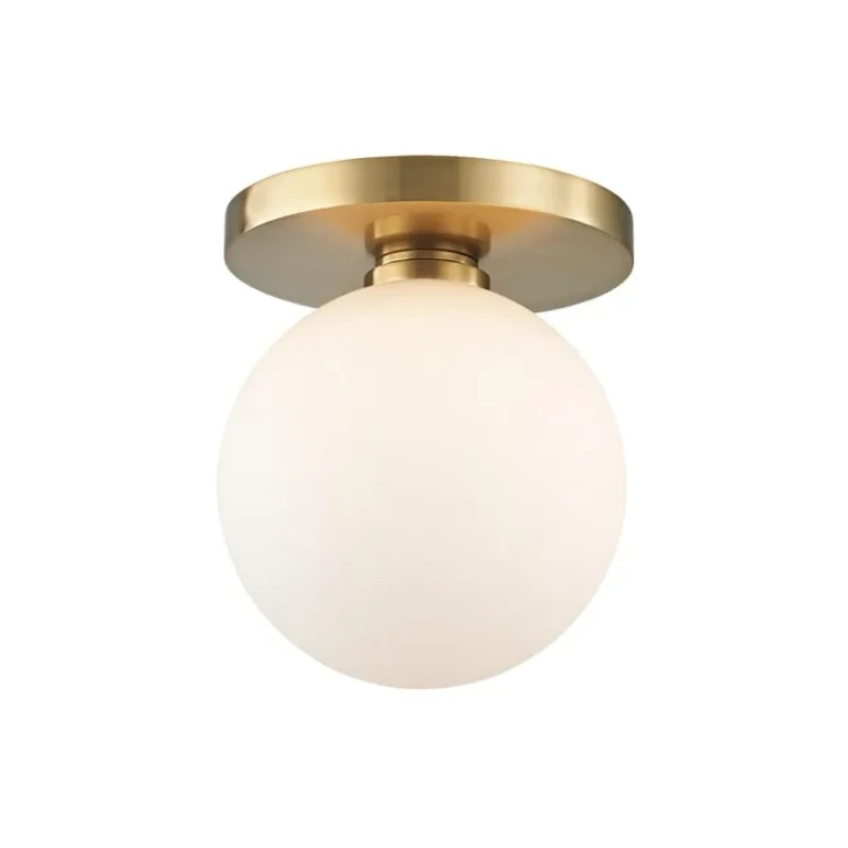 Baird LED Ceiling Light in Aged Brass